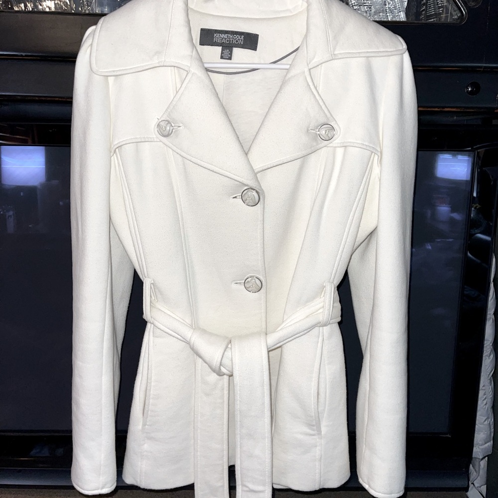 Kenneth Cole Cotton Trench Coat